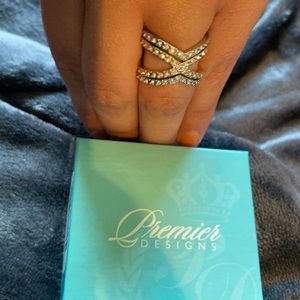 Premier Designs - Double Vision Ring - Size 8